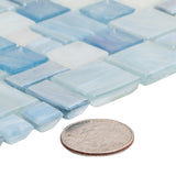 Apollo Tile Majeste Gray 12-in x 12-in Glossy Glass Mixed Pattern Patterned Floor and Wall Tile (8.1-sq. ft/ Carton)