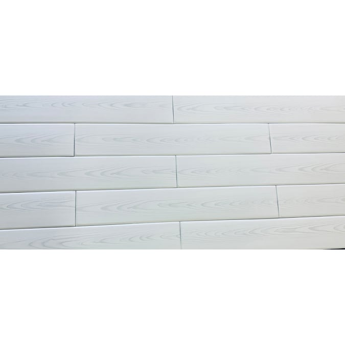 A La Maison Ceilings 3.25-ft x 0.5-ft Country White Polystyrene Surface-mount Ceiling Plank (12-Pack, 19.5-sq ft / Case)