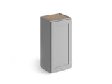 Valleywood Cabinetry Proper Gray 9-in W x 36-in H x 12-in D Proper Gray Birch Wall Ready To Assemble Plywood Cabinet (Flat Panel Shaker Door Style)