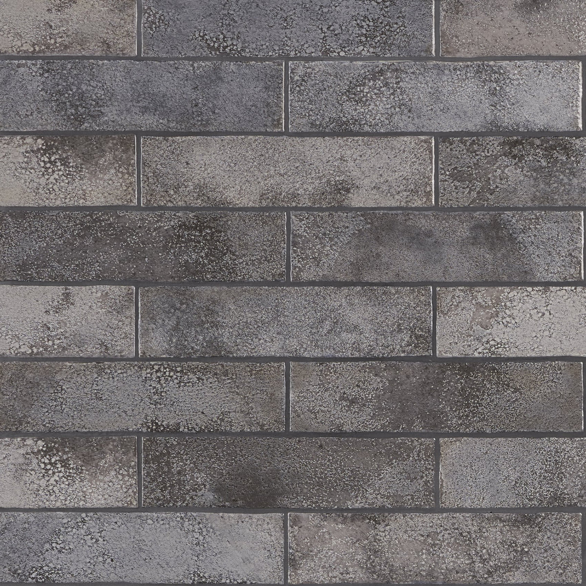 Artmore Tile Vandalay Antracite 3-in x 12-in Polished Ceramic Subway Wall Tile product image
