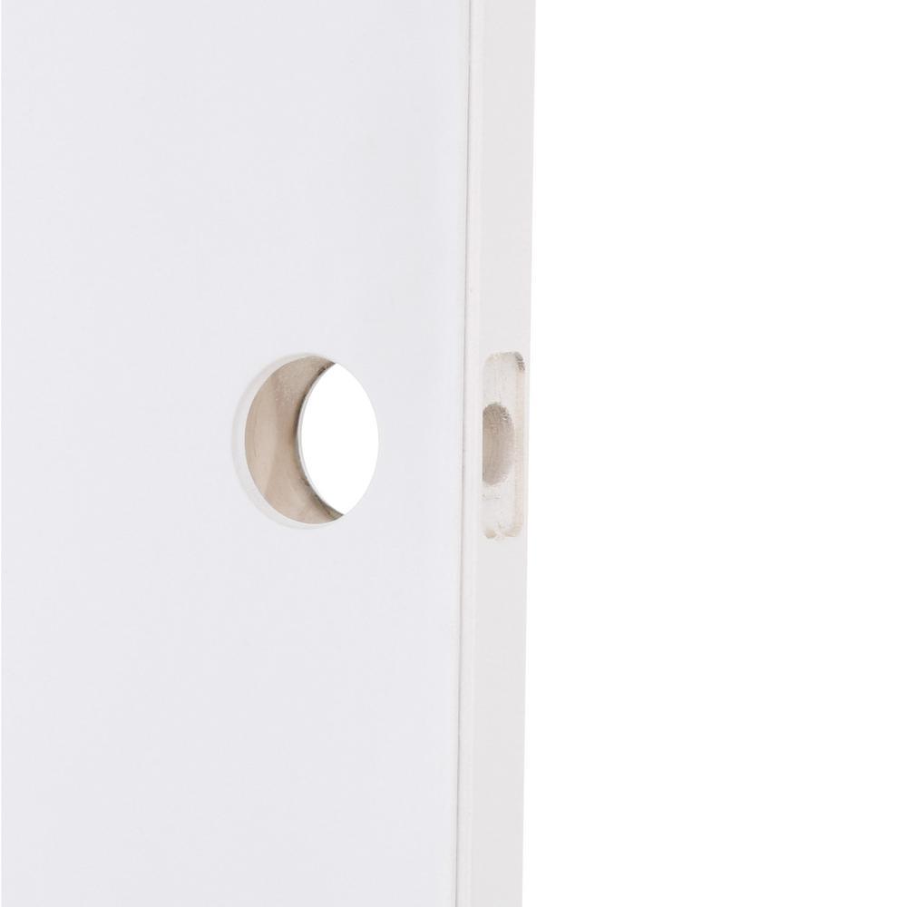 24 in. x 80 in. Premium Flush Primed White Left-Hand Outswing Steel Prehung Front Door with 4-9/16 in. Frame - Super Arbor