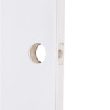 24 in. x 80 in. Premium Flush Primed White Left-Hand Outswing Steel Prehung Front Door with 4-9/16 in. Frame - Super Arbor