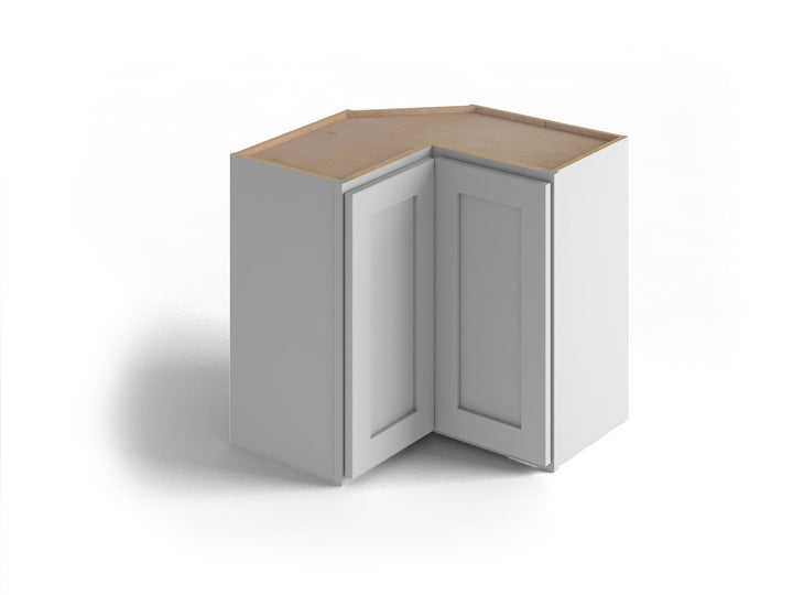 Valleywood Cabinetry Proper Gray 24-in W x 30-in H x 24-in D Proper Gray Birch L-shaped Corner Wall Ready To Assemble Plywood Cabinet (Flat Panel Shaker Style)