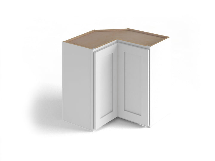 Valleywood Cabinetry Pure White 24-in W x 30-in H x 24-in D Pure White Birch L-shaped Corner Wall Ready To Assemble Plywood Cabinet (Flat Panel Shaker Style)