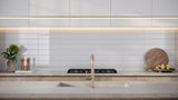 Satori Hudson Brilliant White 4-in x 16-in Glossy Ceramic Subway Wall Tile (0.43-sq. ft/ Piece)