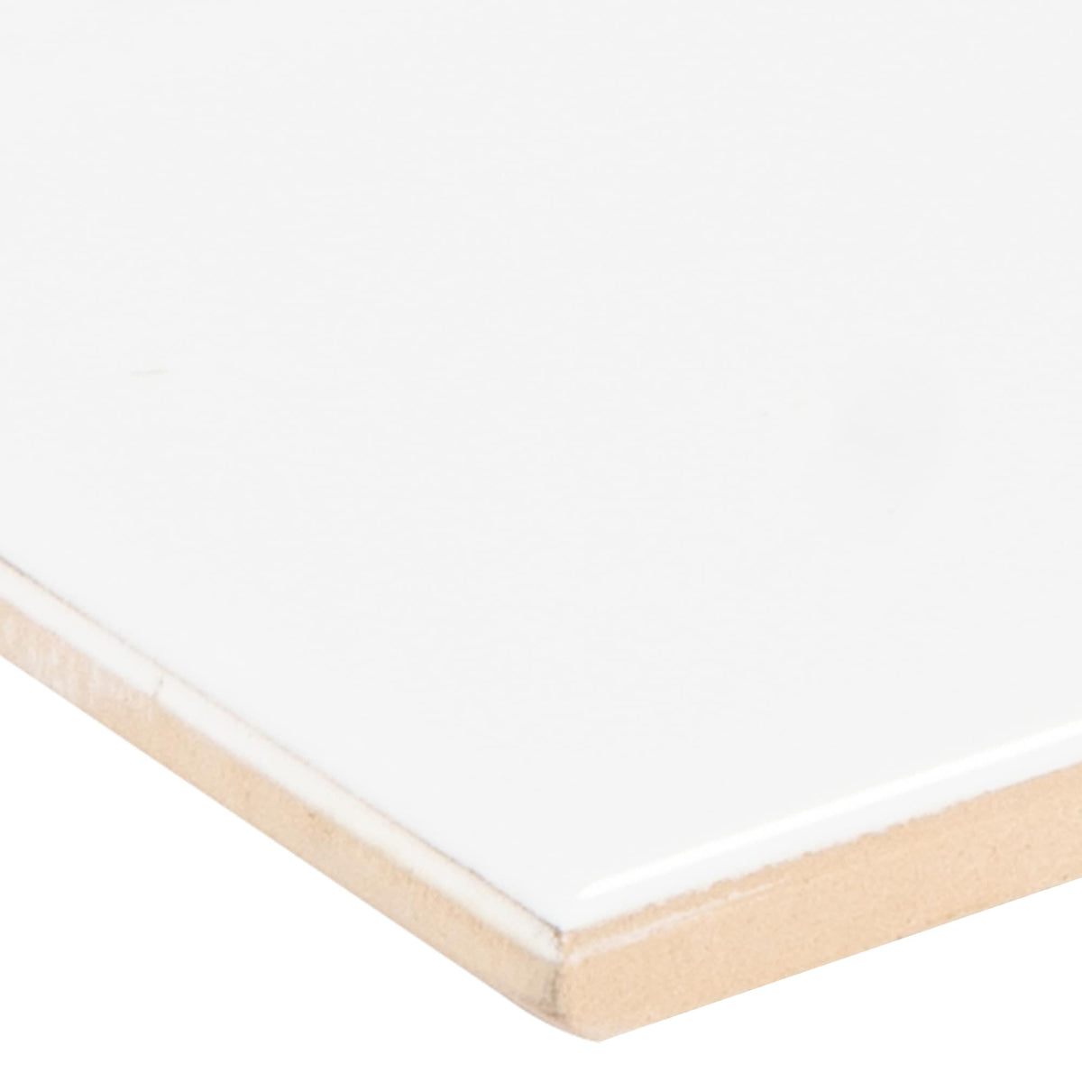 Satori Hudson Brilliant White 4-in x 16-in Glossy Ceramic Subway Wall Tile (0.43-sq. ft/ Piece)