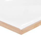 Satori Pearl White 3-in x 12-in Glossy Ceramic Subway Wall Tile (0.24-sq. ft/ Piece)
