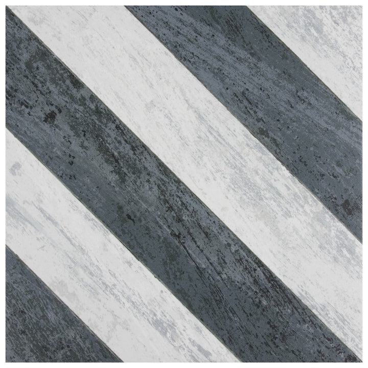Affinity Tile Cassis Sete Black 10-in x 10-in Multi-finish Porcelain Floor and Wall Tile product image
