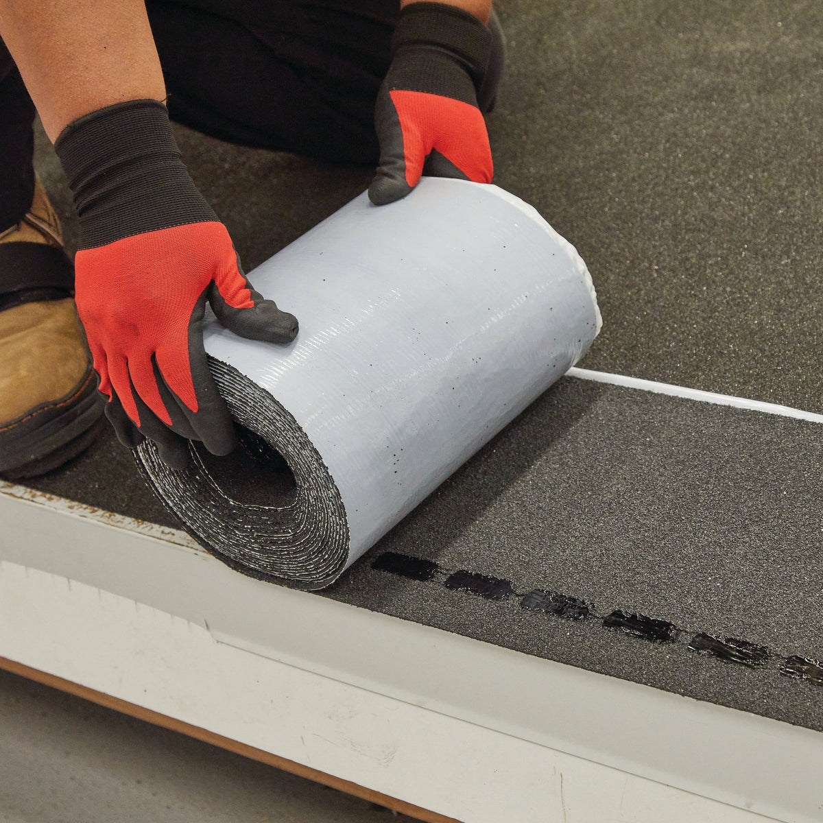 GAF QuickStart Peel & Stick Black Starter Roof Shingles Roll, 9 in. x 33 ft (33 lin. ft per Bundle)