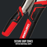 CRAFTSMAN 2‑Pack Locking Plier Set, 10-in and 7-in Straight Jaw