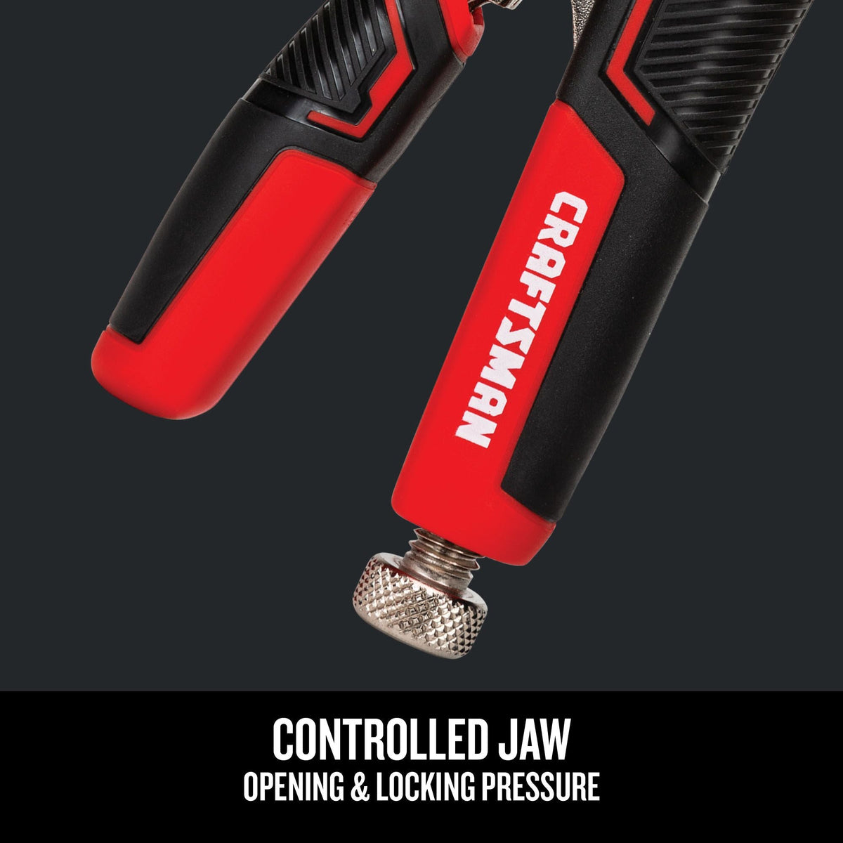CRAFTSMAN 2‑Pack Locking Plier Set, 10-in and 7-in Straight Jaw