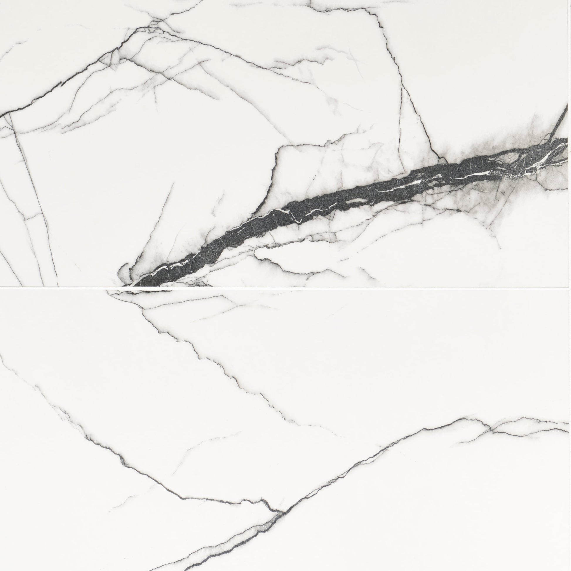 Artmore Tile Ink Breach 24-in x 48-in Polished PVC Marble look Floor and Wall Tile product image