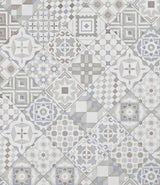 Giorbello (Sample) Chiasmo Multi 8-in x 8-in Matte Porcelain Patterned Floor and Wall Tile