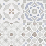 Giorbello (Sample) Chiasmo Multi 8-in x 8-in Matte Porcelain Patterned Floor and Wall Tile