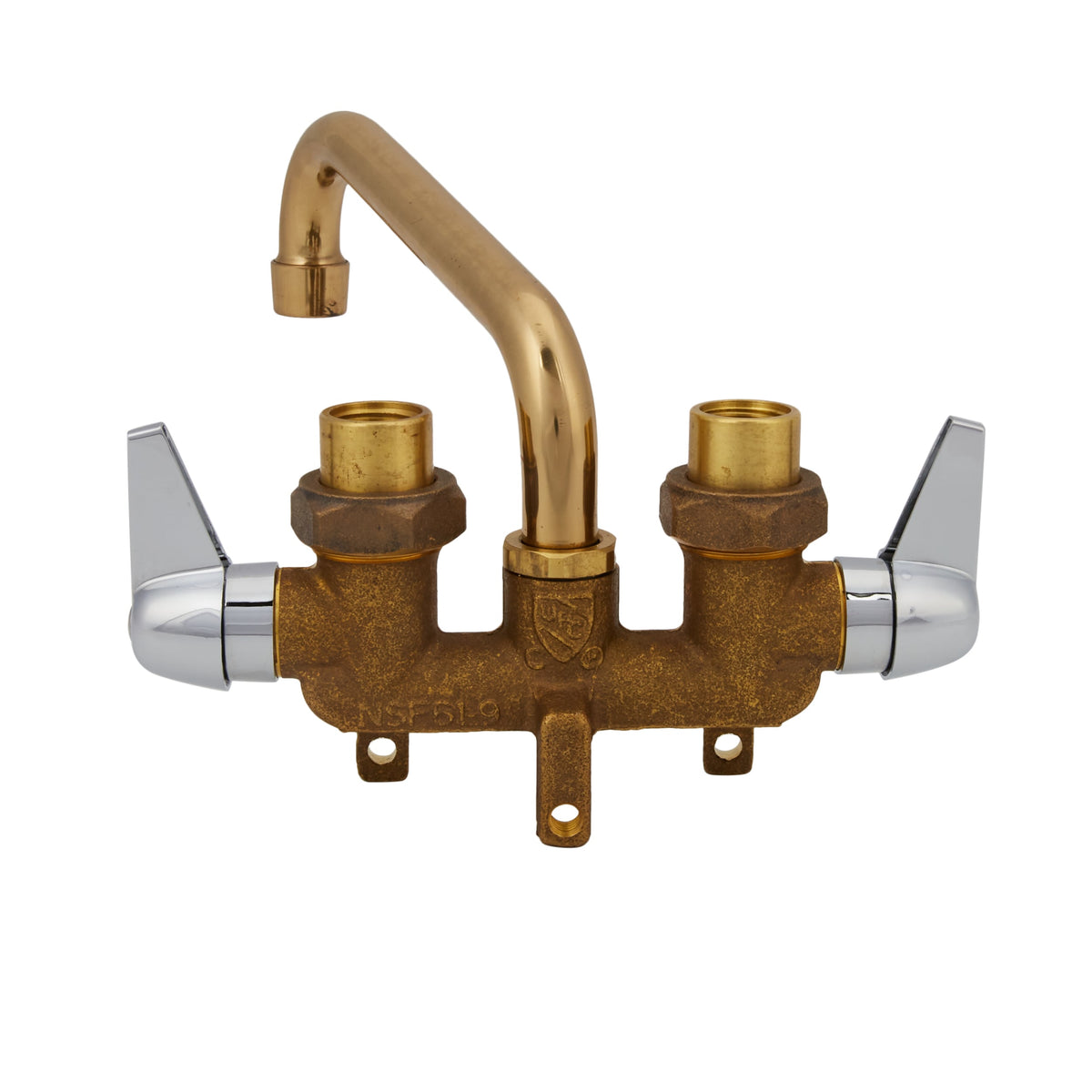 Project Source Rough Brass 2-handle Deck-mount Utility Faucet