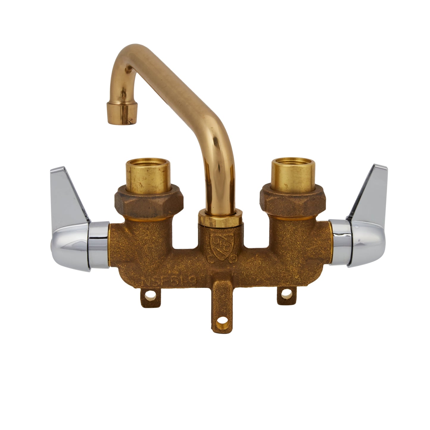 Project Source Rough Brass 2-handle Deck-mount Utility Faucet
