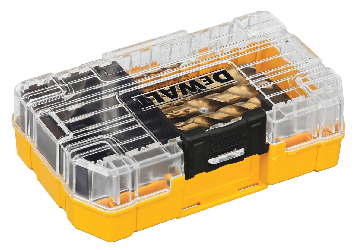 DEWALT 14-Piece Assorted Titanium Twist Drill Bit Set