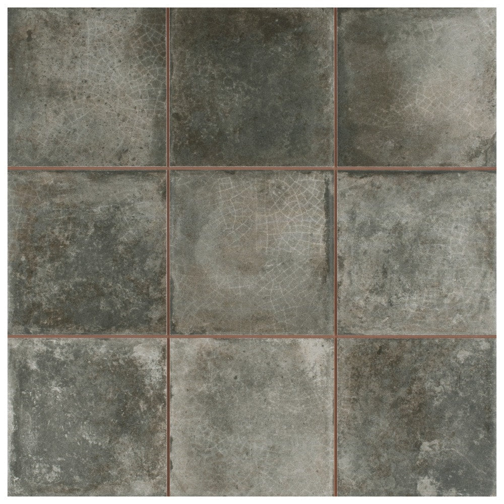 Affinity Tile Kings Etna Nero 13-in x 13-in Multi-finish Ceramic Floor and Wall Tile product image