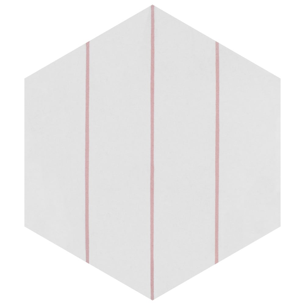 Affinity Tile Porto Savona Hex Rose 9-in x 10-in Multi-finish Porcelain Hexagon Floor and Wall Tile product image