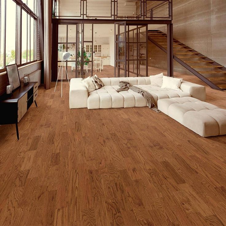 Home Decorators Collection Stratford Red Oak 3/8 in. T X 5.375 in. W Click Lock Smooth Engineered Hardwood Flooring (27.5 sq.ft./case)