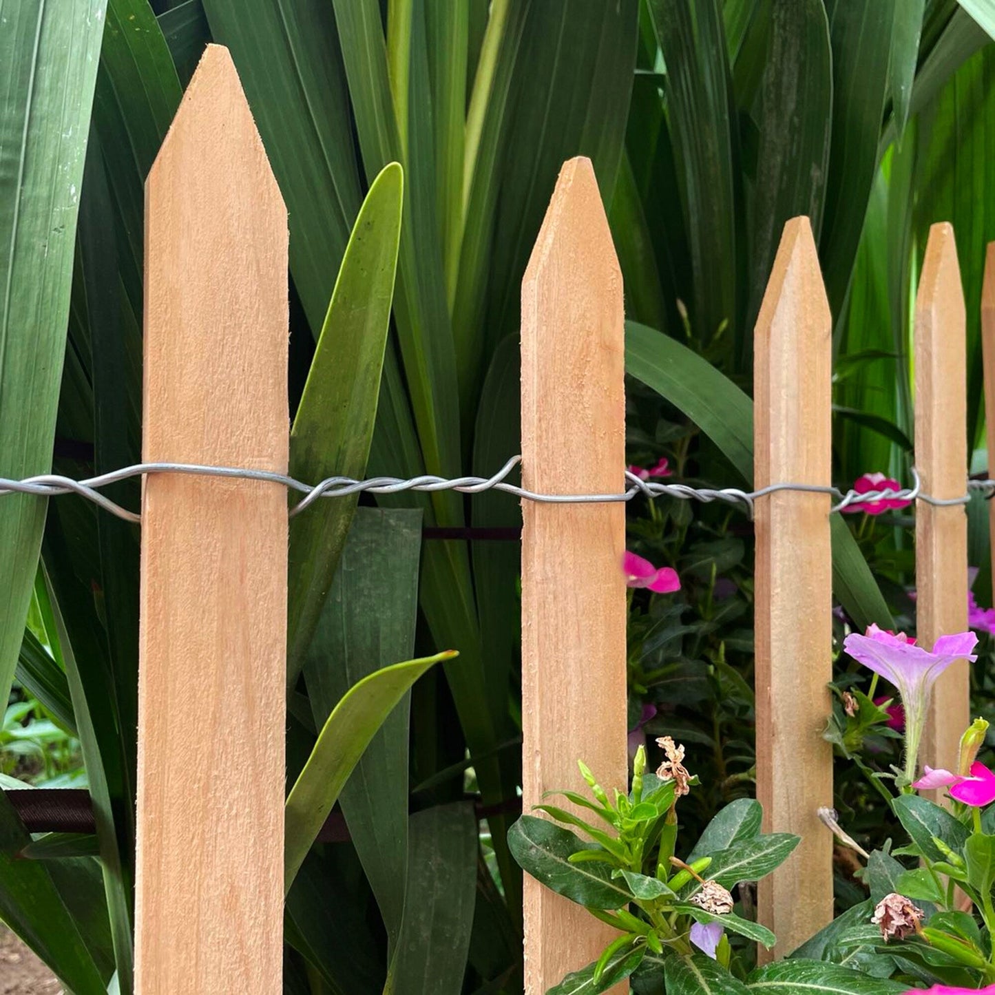 Cedar Brown Woven Wire Rolled Fencing - 15ft x 2ft
