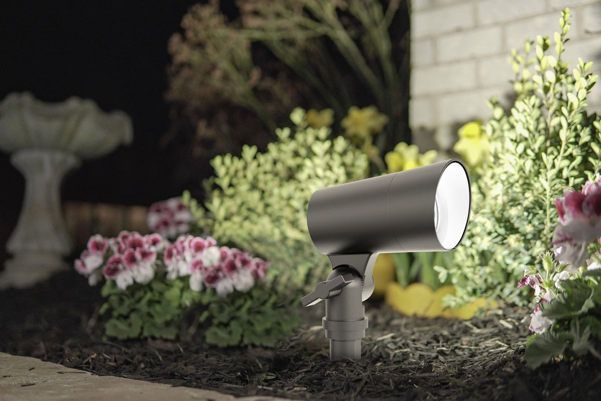 Portfolio 290-Lumen 4-Watt Bronze Low Voltage Hardwired LED Spot Light (4-Pack)