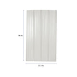 Metal Sales Classic Rib 3-ft x 8-ft White Steel Roof Panel (29-Ga, 37.5-in Coverage)