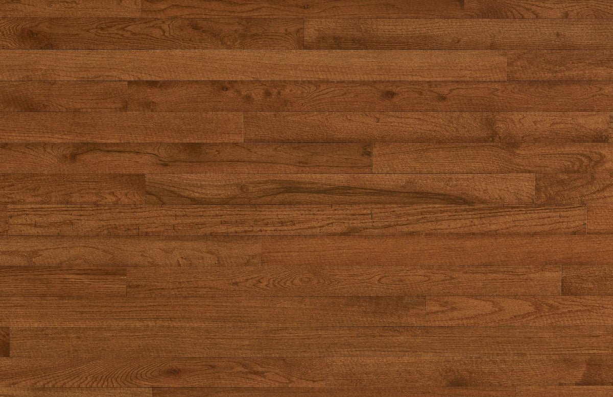 Bruce Frisco Saddle Oak 3-1/4-in W x 3/4-in T Varying Length Smooth/Traditional Solid Hardwood Flooring (22-sq ft / Carton)