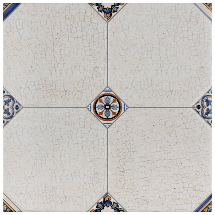 Affinity Tile Manises Decor Blanco 13-in x 13-in Multi-finish Porcelain Patterned Floor and Wall Tile product image