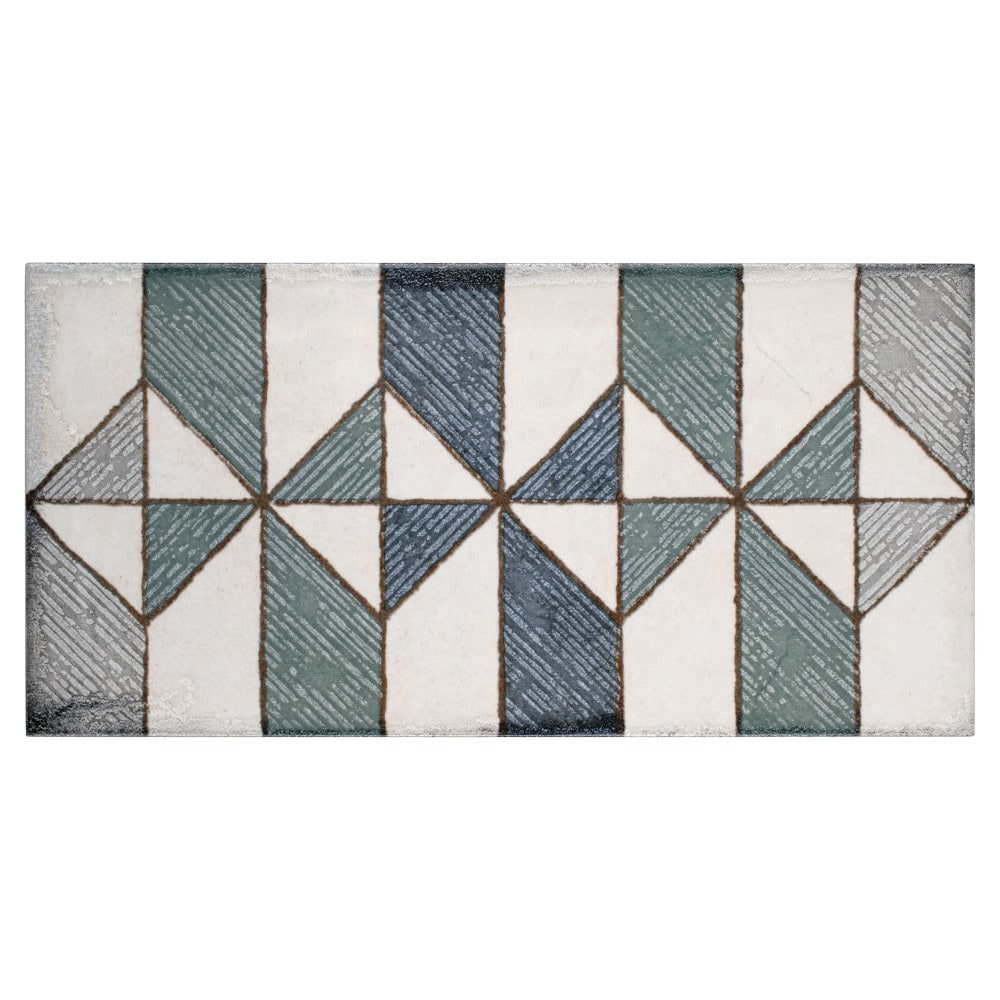Affinity Tile Essenza Valentina 6-in x 12-in Multi-finish Ceramic Patterned Wall Tile product image