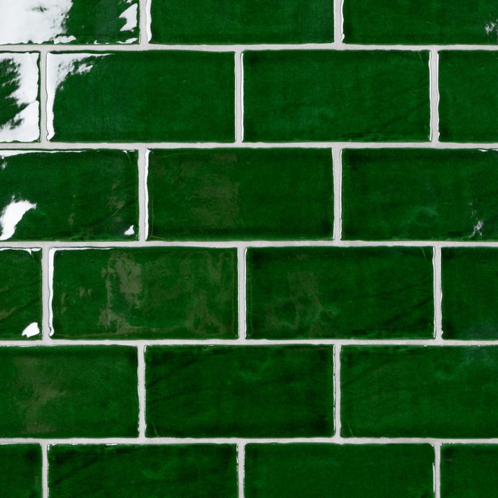 Affinity Tile Viva Antic Verde 3-in x 6-in Glossy Ceramic Wall Tile product image