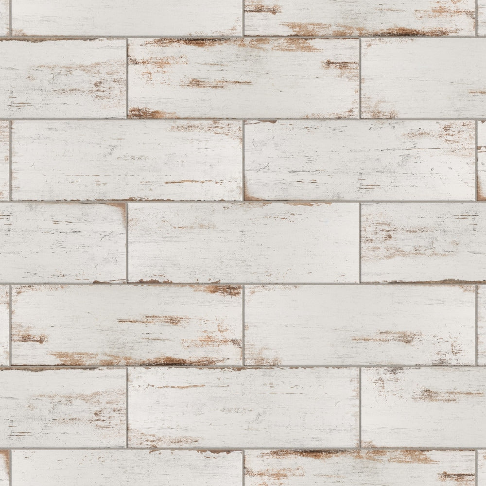 Affinity Tile Retro Blanc 8-in x 24-in Matte Porcelain Wood look Floor and Wall Tile product image