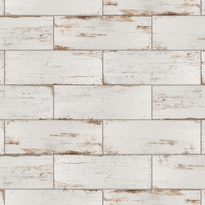 Affinity Tile Retro Blanc 8-in x 24-in Matte Porcelain Wood look Floor and Wall Tile product image