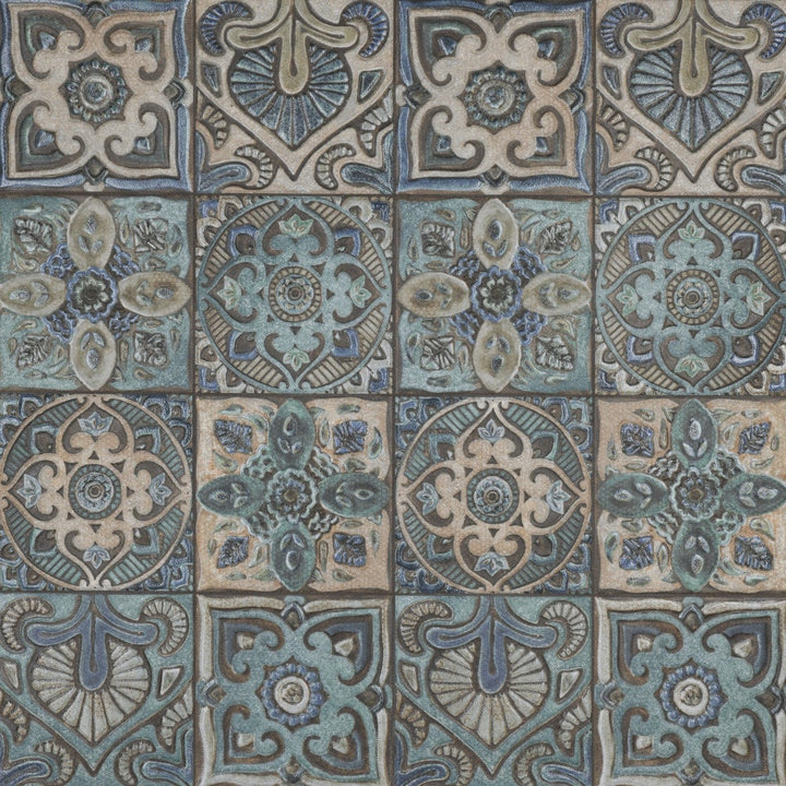 Affinity Tile Mandala Decor Mix 8-in x 8-in Multi-finish Ceramic Patterned Wall Tile product image