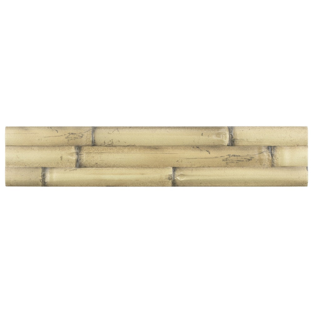 Affinity Tile Bamboo Albufera Beige 4-in x 20-in Satin Ceramic Wood look Wall Tile product image