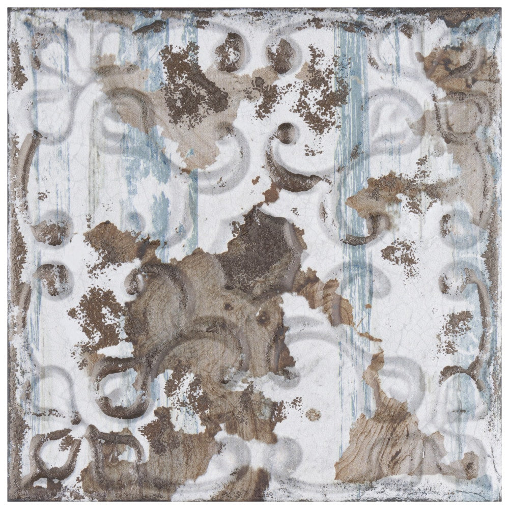 Affinity Tile Aevum Ornato Dark 8-in x 8-in Multi-finish Ceramic Wall Tile product image