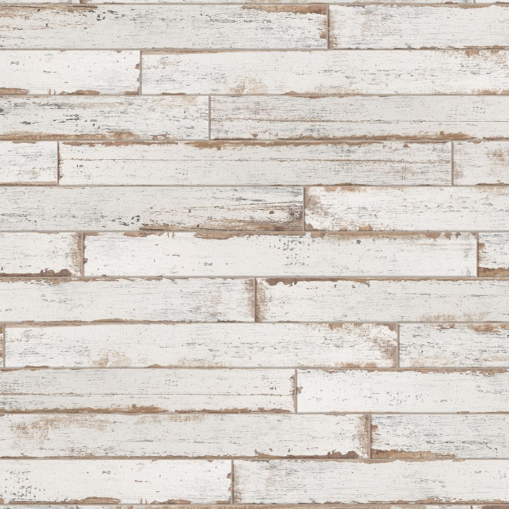 Affinity Tile Retro Blanc 3-in x 24-in Matte Porcelain Wood look Floor and Wall Tile product image