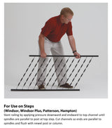Gilpin Patterson 4-ft x 36-in Black Metal Deck Rail Kit