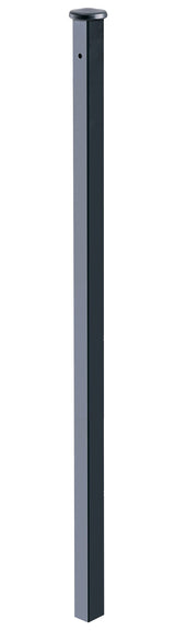 Gilpin Patterson 1.25-in x 1.25-in x 4-ft Black Metal Deck Post
