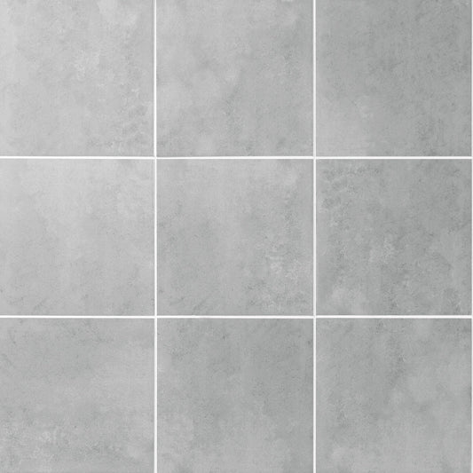 Artmore Tile Elizabeth Sutton Art Terra Gray 8-in x 8-in Matte Porcelain Encaustic Floor and Wall Tile product image