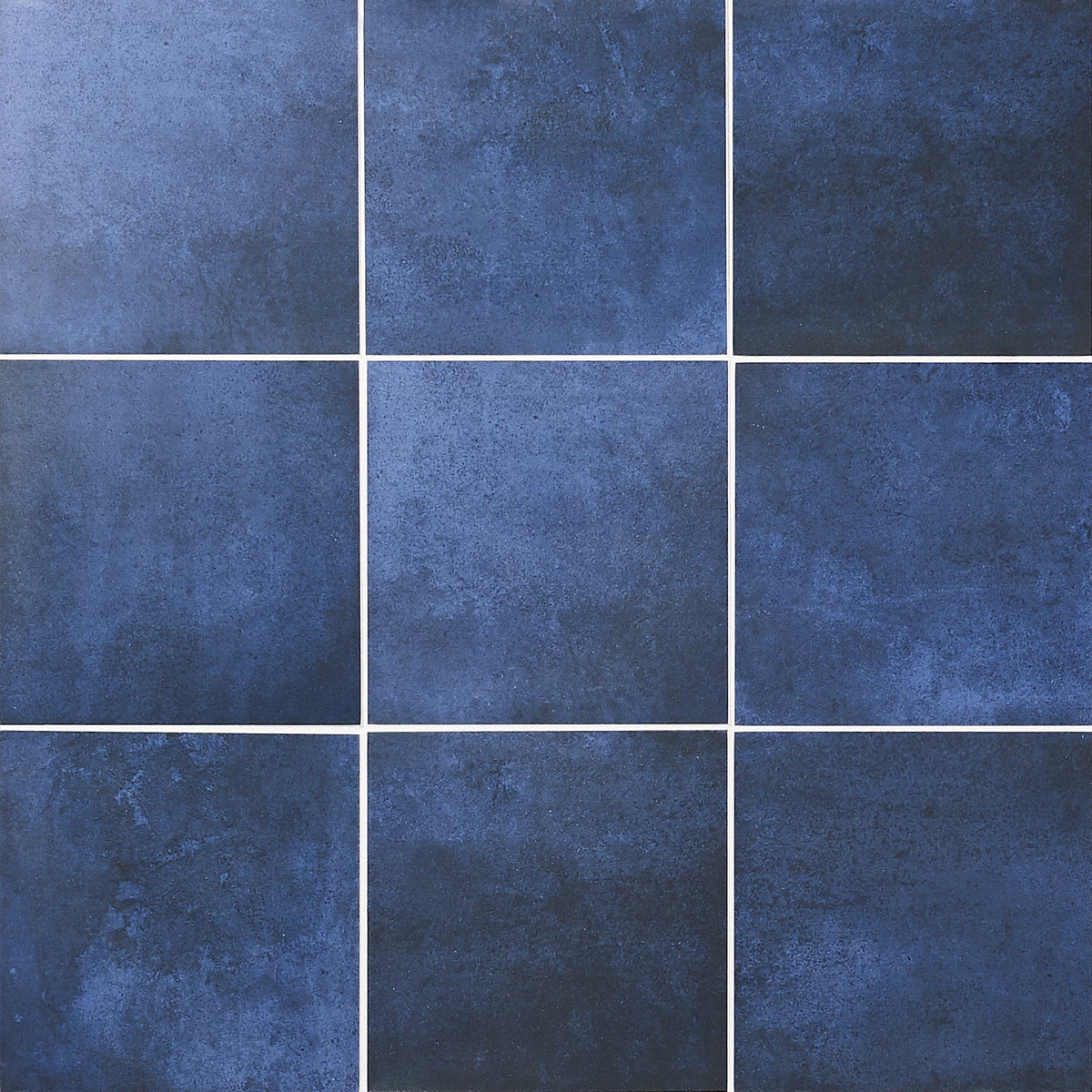 Artmore Tile Elizabeth Sutton Art Terra Blue 8-in x 8-in Matte Porcelain Encaustic Floor and Wall Tile product image