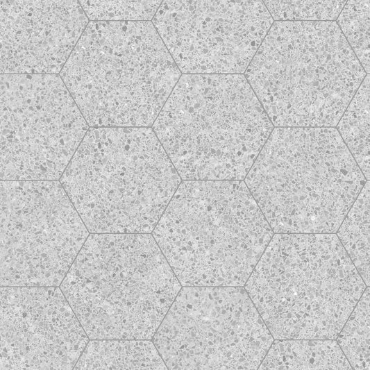 Satori Aurora Ash 8-in x 10-in Matte Porcelain Hexagon Floor and Wall Tile (0.44-sq. ft/ Piece)