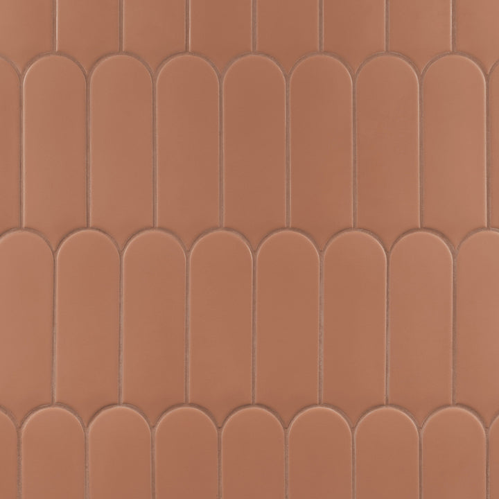 Artmore Tile Blade Terracotta 3-in x 8-in Matte Ceramic Subway Wall Tile product image