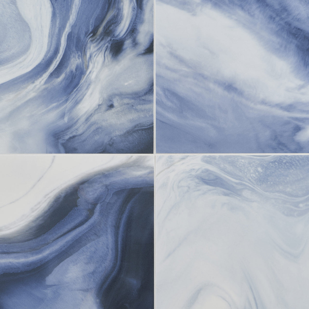 Artmore Tile Augusta Blue 24-in x 48-in Polished Porcelain Marble look Floor and Wall Tile product image