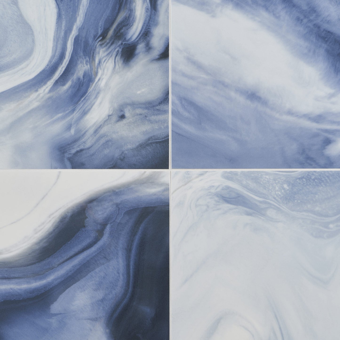 Artmore Tile Augusta Blue 24-in x 48-in Polished Porcelain Marble look Floor and Wall Tile product image