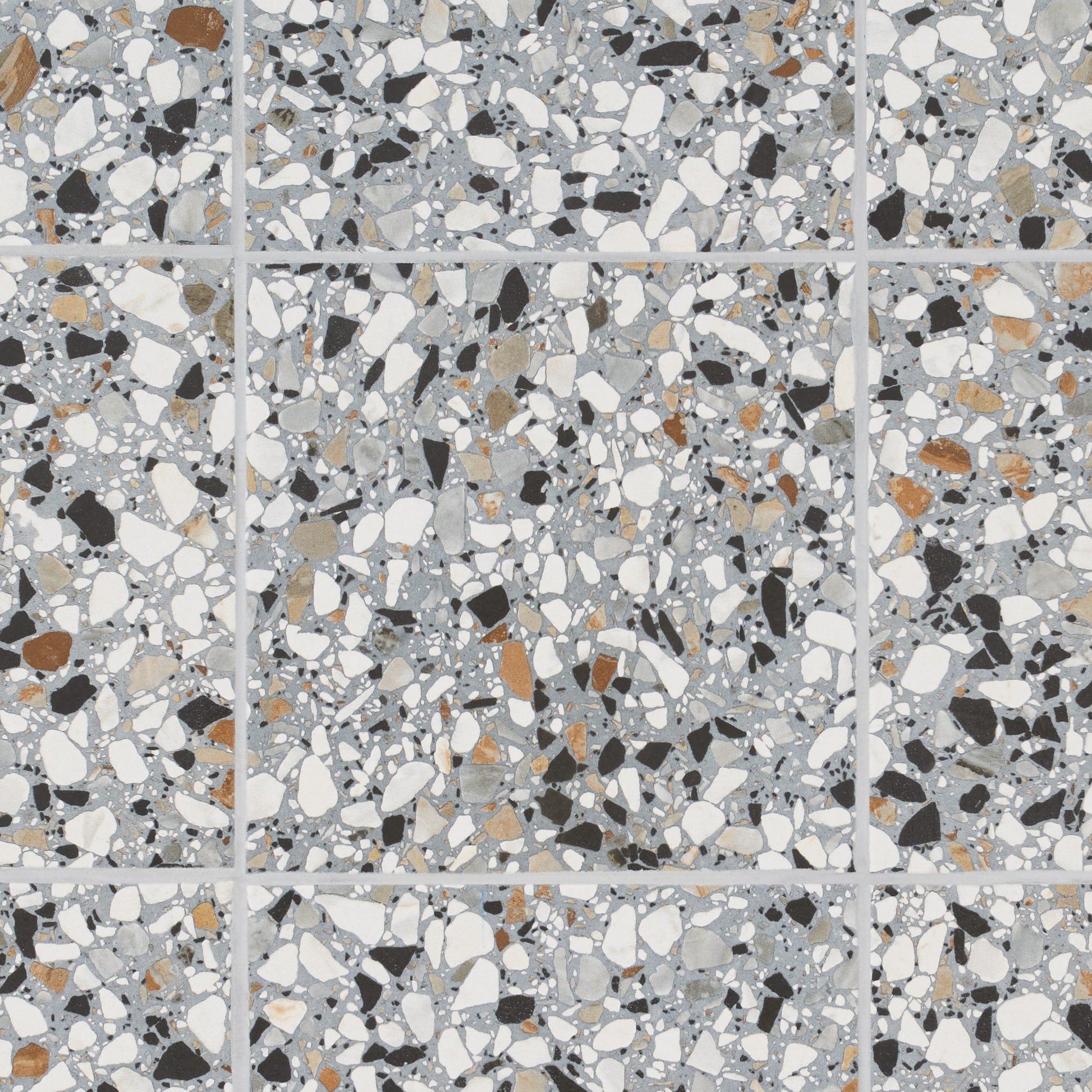 Artmore Tile Shards Terrazzo Azur 8-in x 8-in Matte Porcelain Cement look Floor and Wall Tile product image
