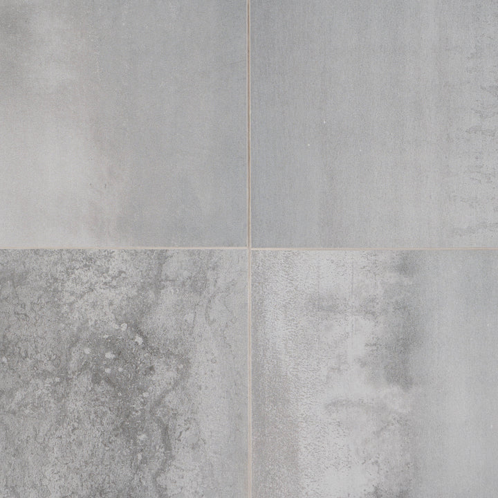 Artmore Tile Lawrence Silver 24-in x 24-in Matte Porcelain Cement look Floor and Wall Tile product image