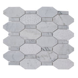 Apollo Tile (Sample) Sparta Gray 4-in x 4-in Polished Marble Honeycomb Marble Look Floor and Wall Tile