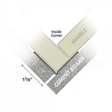 ClarkDietrich 2.25-in x 100-ft Strait-Flex Vinyl 90 Degree Corner Bead