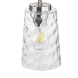 Progress Lighting Tiana 5-Light Driftwood and Brushed Nickel Transitional Chandelier, 45.5-in W x 22-in H
